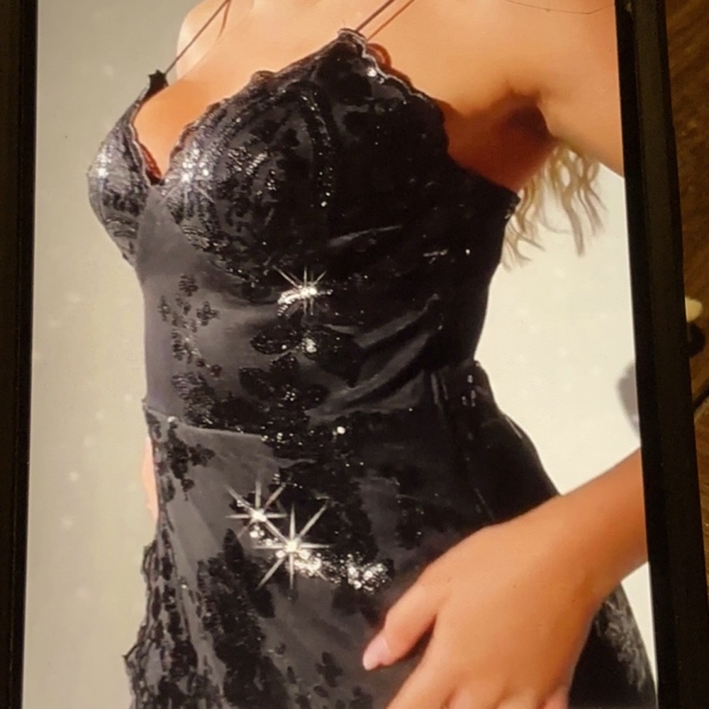 Women Elegant Black Sequin Jumpsuit Romper